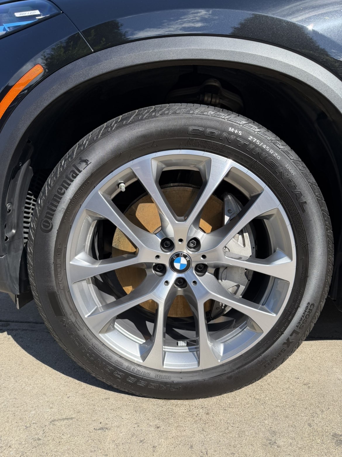 BMW wheel after